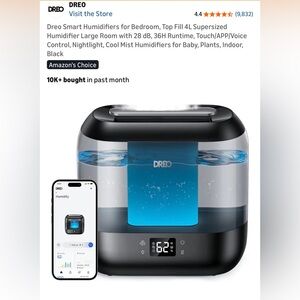 **NIB** DREO Cool Mist Humidifier